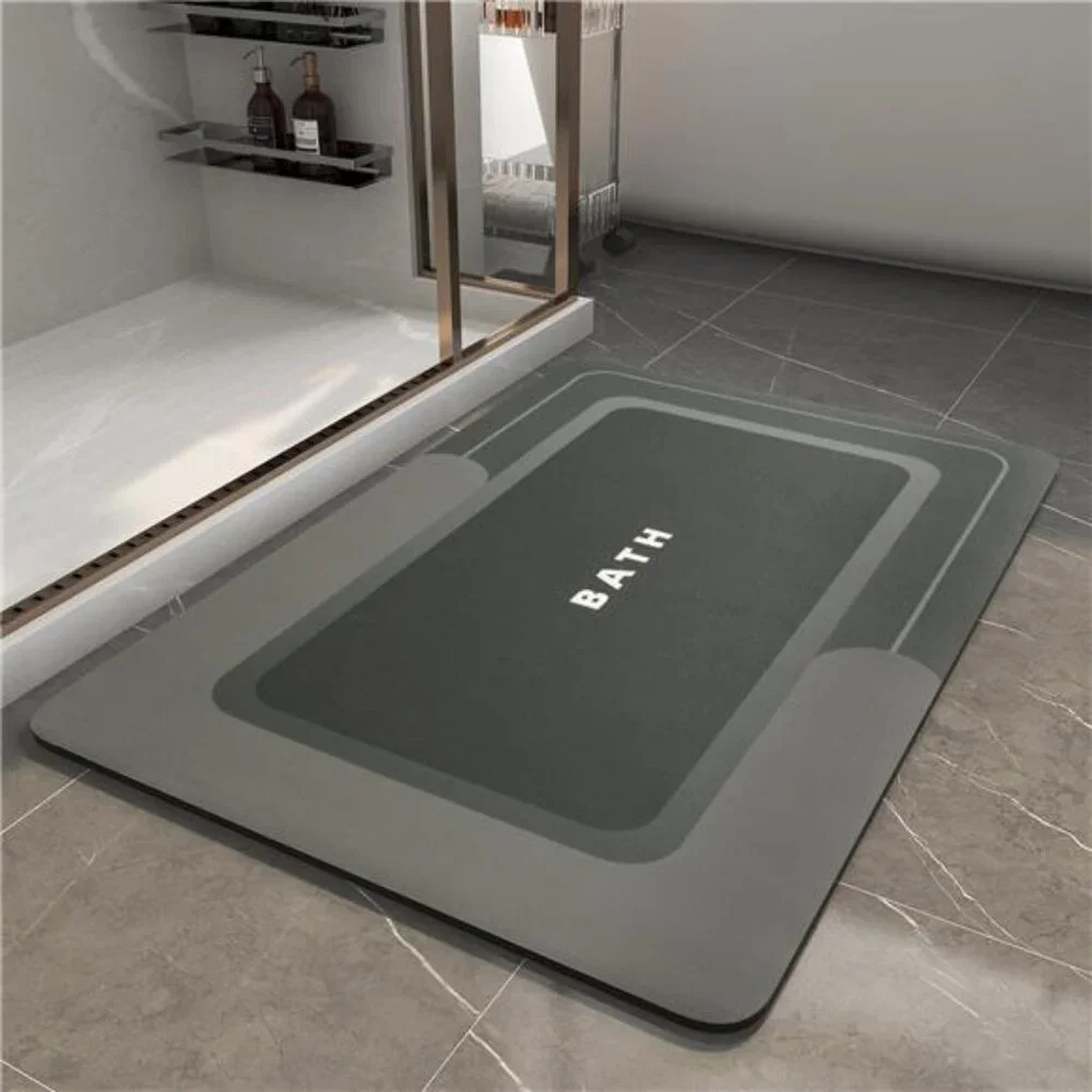 New -Bath Mat-Bath Mat Rug Non Slip Super Absorbent Stain Resistant Quick